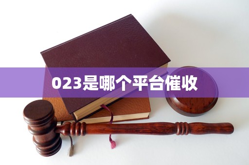 023是哪个平台催收