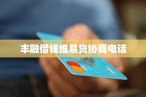 丰融借钱维易贷协商电话
