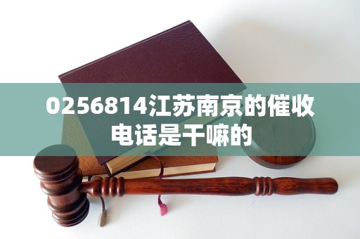 0256814江苏南京的催收电话是干嘛的
