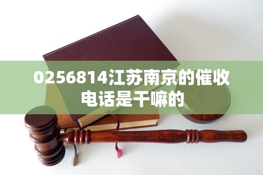 0256814江苏南京的催收电话是干嘛的