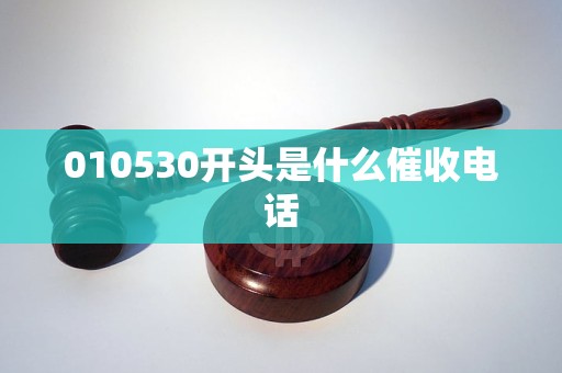 010530开头是什么催收电话