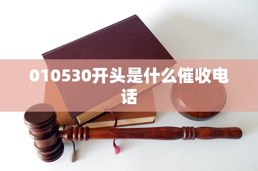 010530开头是什么催收电话