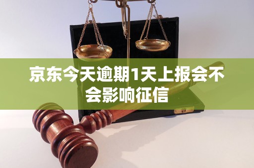 京东今天逾期1天上报会不会影响征信