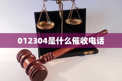 012304是什么催收电话