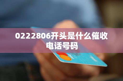 0222806开头是什么催收电话号码