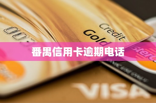 番禺信用卡逾期电话