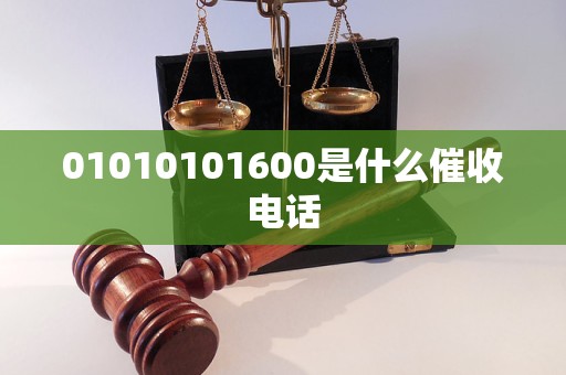 01010101600是什么催收电话