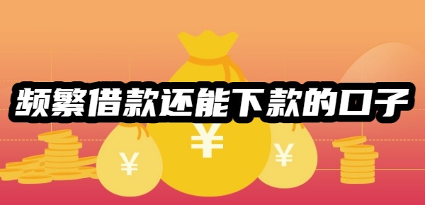 10个频繁借款还能下款的口子