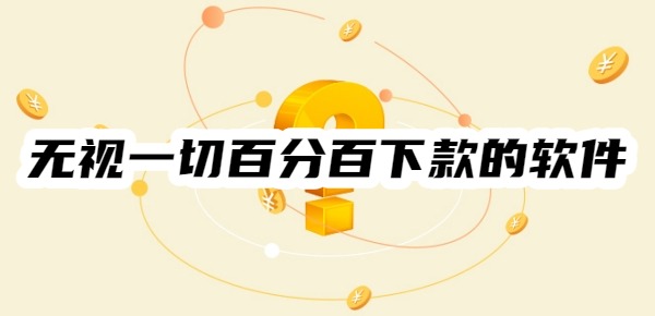 无视一切百分百下款的软件