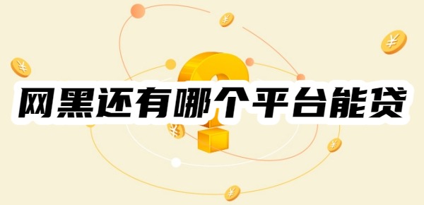 网黑还有哪个平台能贷